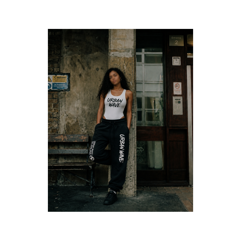 Body Graphic "Urban Wave" - Blanc